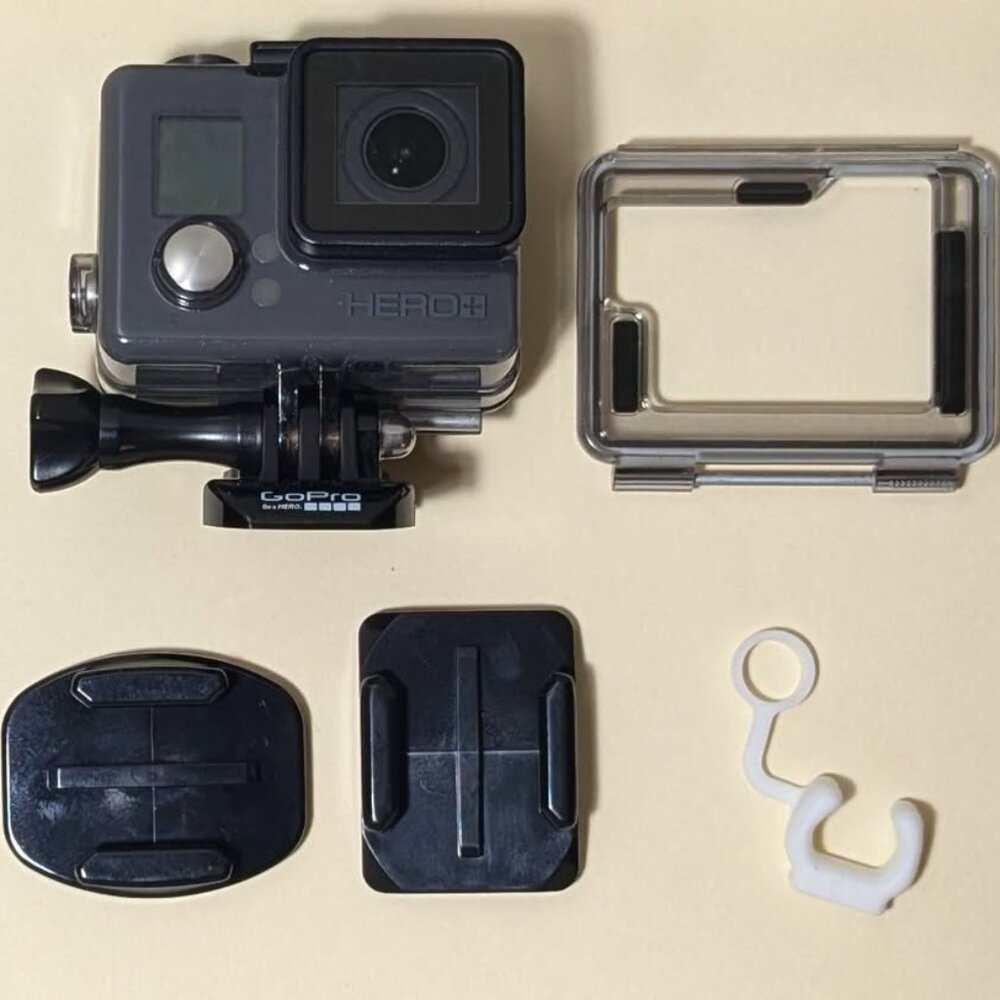 GoPro HERO+ Action Camera (Built-in Wi-Fi & Bluetooth, 1080p Movie, 8MP Photo)